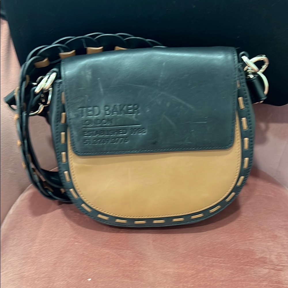 Ted Baker Black and Tan Bag